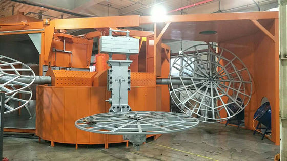 खरीदें Automatic forming machine controlled by PLC  Automatic Energy-Saving Rotational Moulding Machine with Two-Station Heating Chamber ऑनलाइन निर्माण