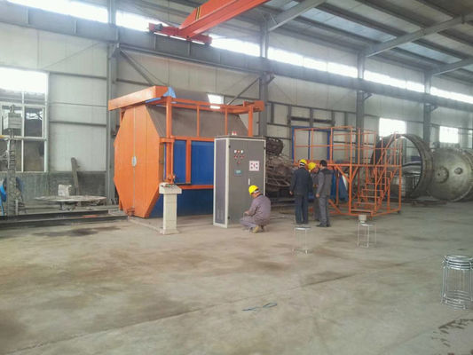 खरीदें Rotary Type Shuttle Rotomolding Machine Fully Automatic 220v A special roll-molding machine for water tanks ऑनलाइन निर्माण