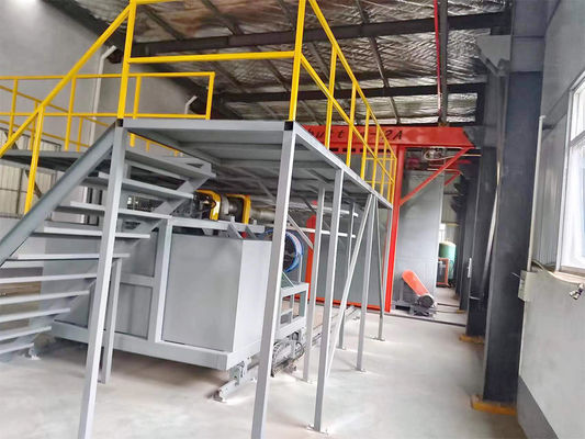 A fully automatic rotational molding machine controlled by PLC  Hollow Plastic Injection Molding Machine