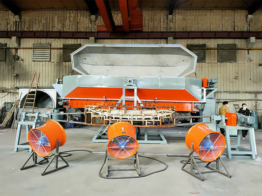 समायोज्य घूर्णन गति रॉक एन रोल रोटोमोल्डिंग मशीन पूरी तरह से स्वचालित