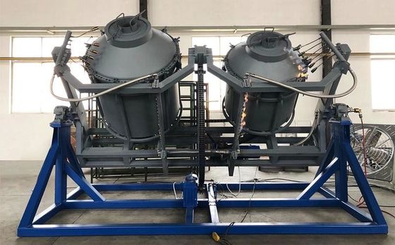 उच्च क्षमता विद्युत समायोज्य रॉक एंड रोल रोटेशनल मोल्डिंग मशीन