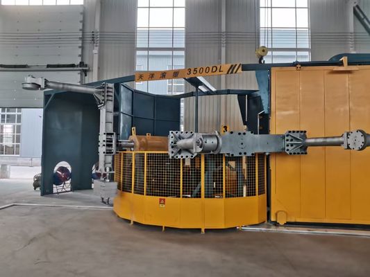 फास्ट थ्री आर्म रोटो मोल्ड मशीन मल्टी फंक्शनल